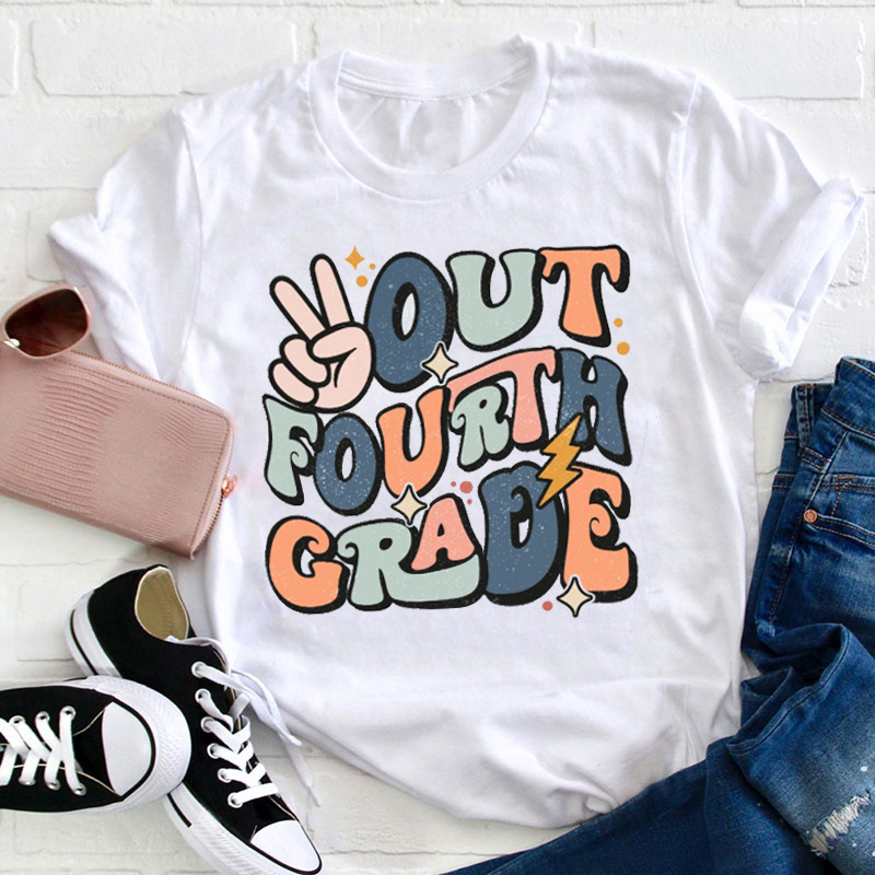 Personalized Grade Out Teacher T-Shirt