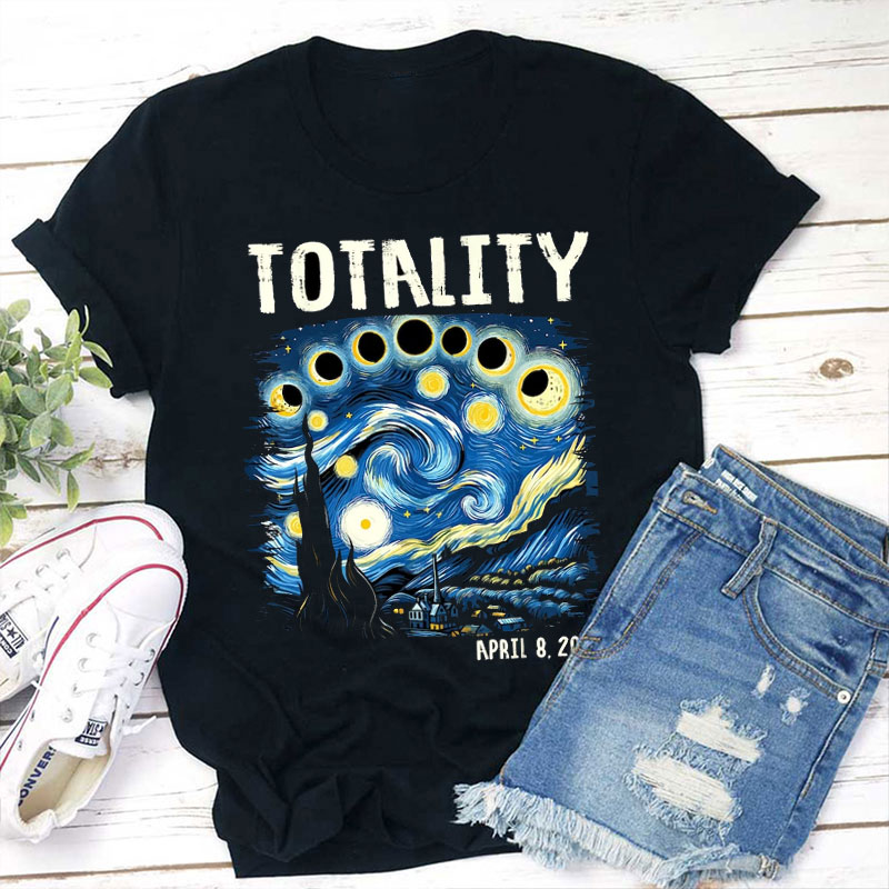 Totally Starry Night Teacher T-Shirt