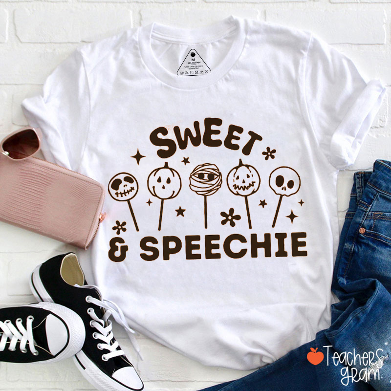 Sweet Or Speechie SLP Teacher T-Shirt