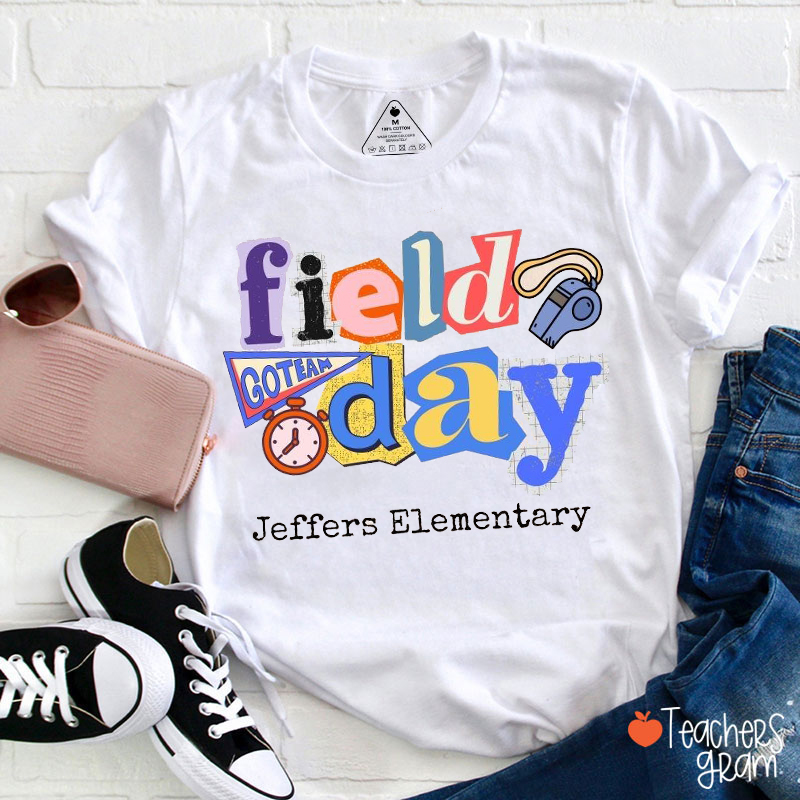 Personalized Field Day Teacher T-Shirt