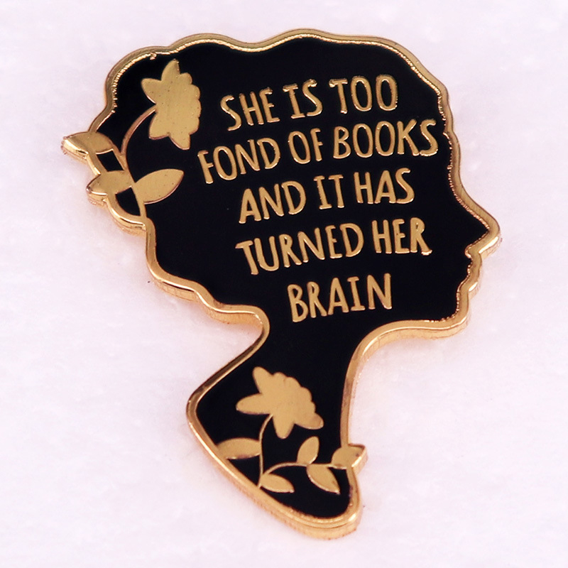Book Lover Teacher Pin