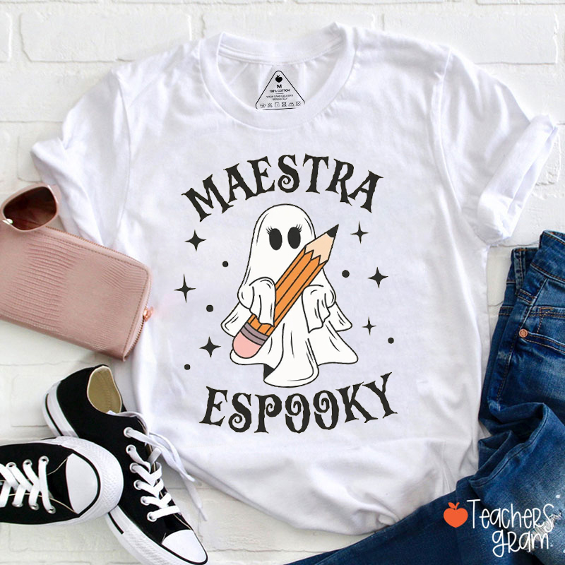 Maestra Espooky Teacher T-Shirt