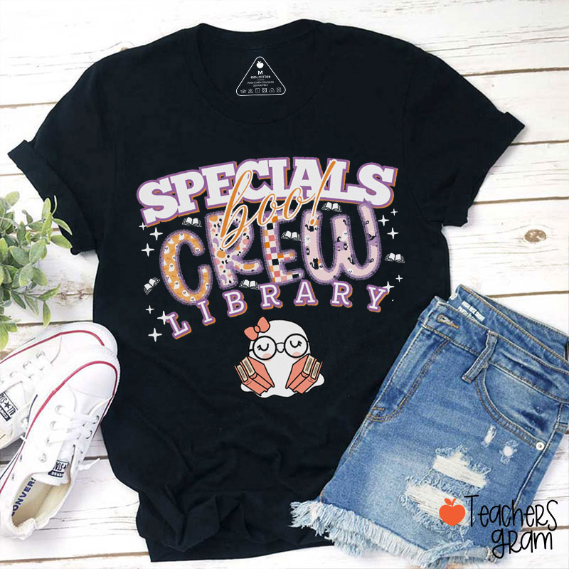 Personalized Subject Specials Crew Teacher T-Shirt