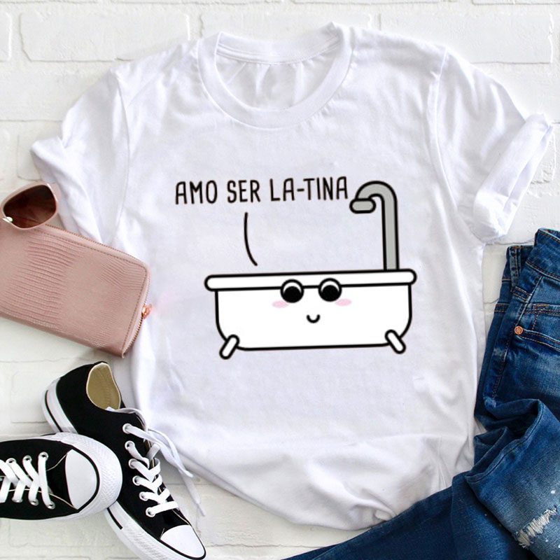 Amo Ser Latina Spanish Teacher T-Shirt