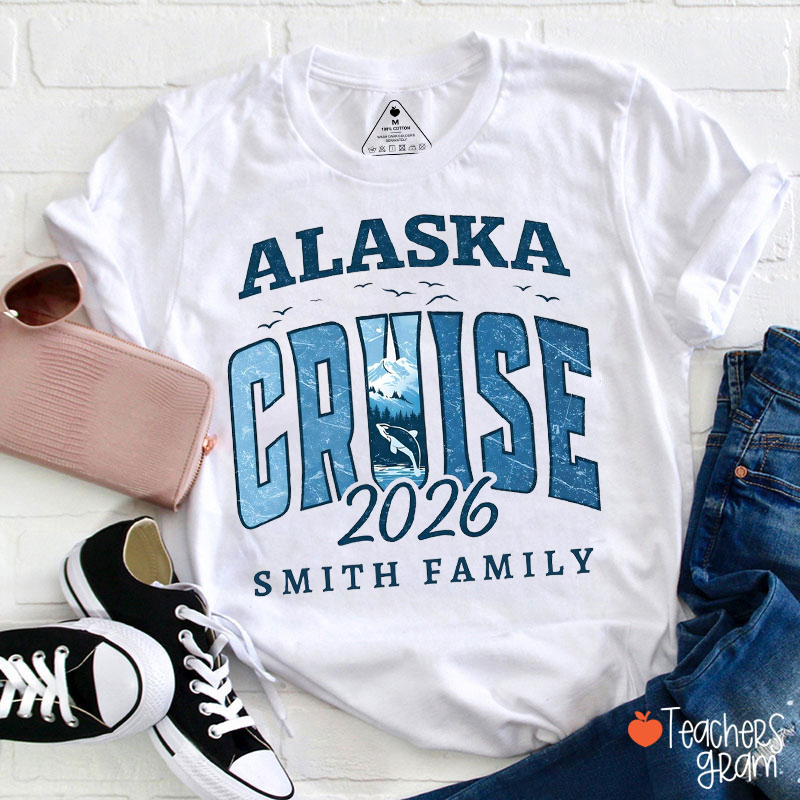 Personalized Alaska Cruise Teacher T-Shirt