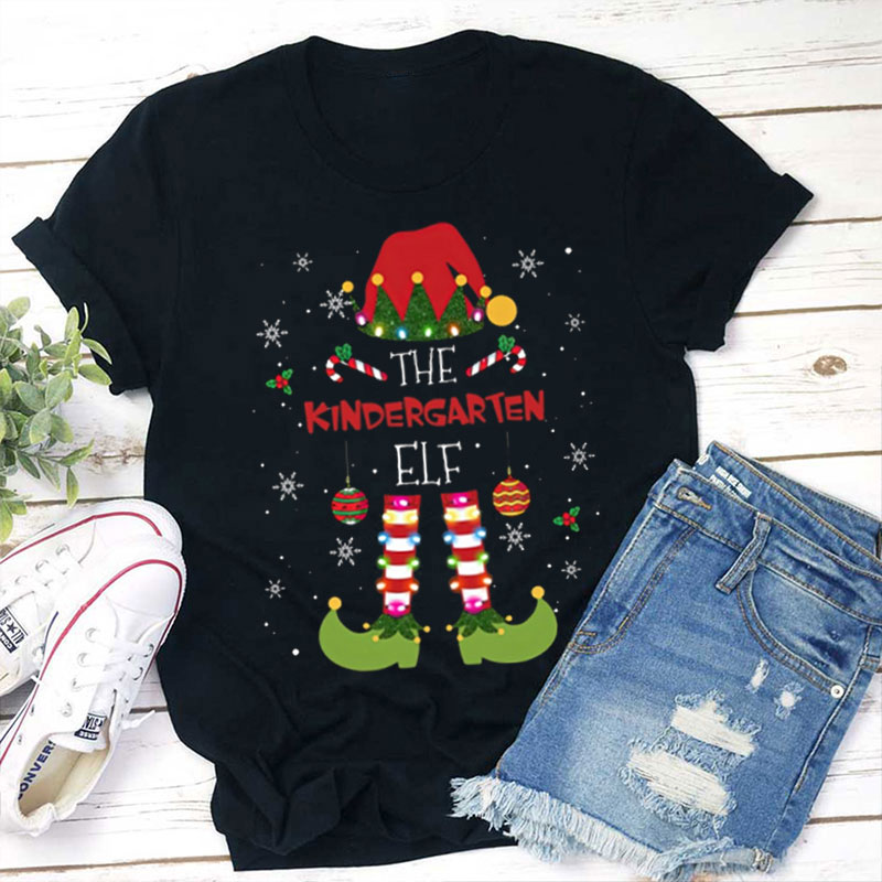 Personalized The Elf Teacher T-Shirt