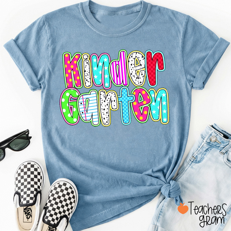 Personalized Preppy Style Grade Teacher T-Shirt