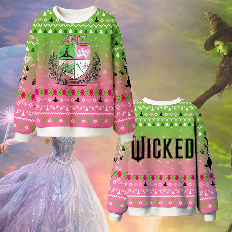 Wicked Teacher Ugly Fluffy Christmas Sweater