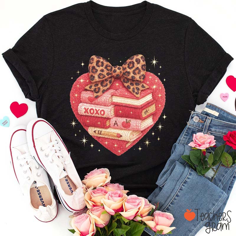 The Pinky Love Vibes Teacher T-Shirt