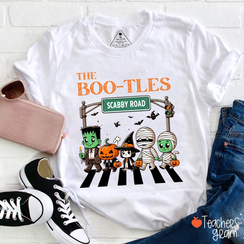 The Boo-Tles Scabby Road Teacher T-Shirt