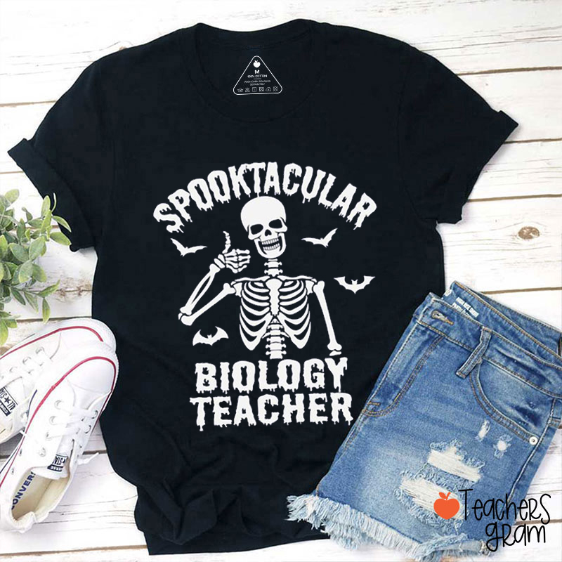 Spooktacular Biology Teacher T-Shirt