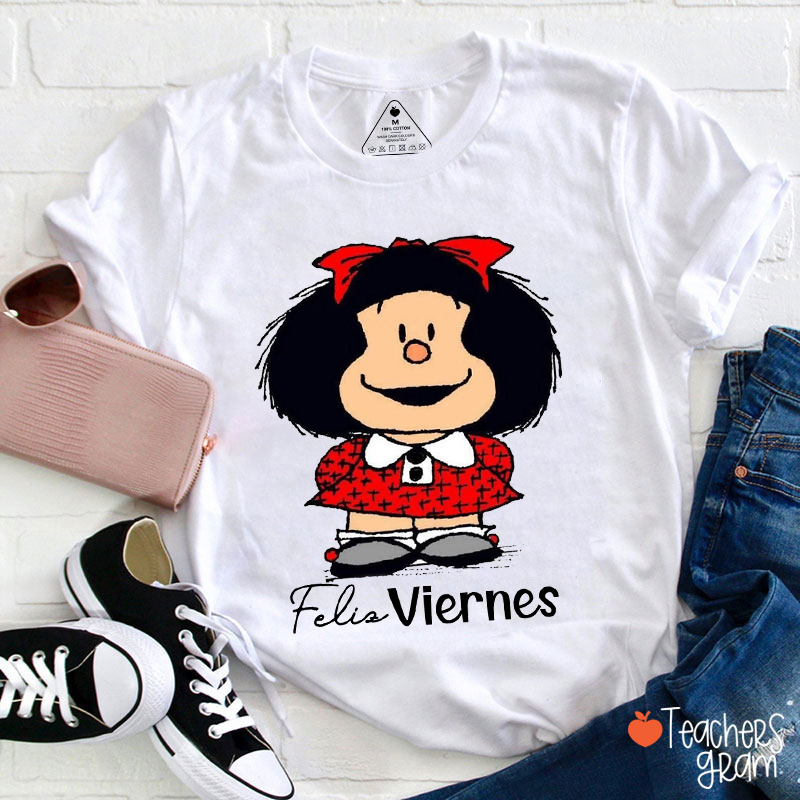 Feliz Viernes Spanish Teacher T-Shirt