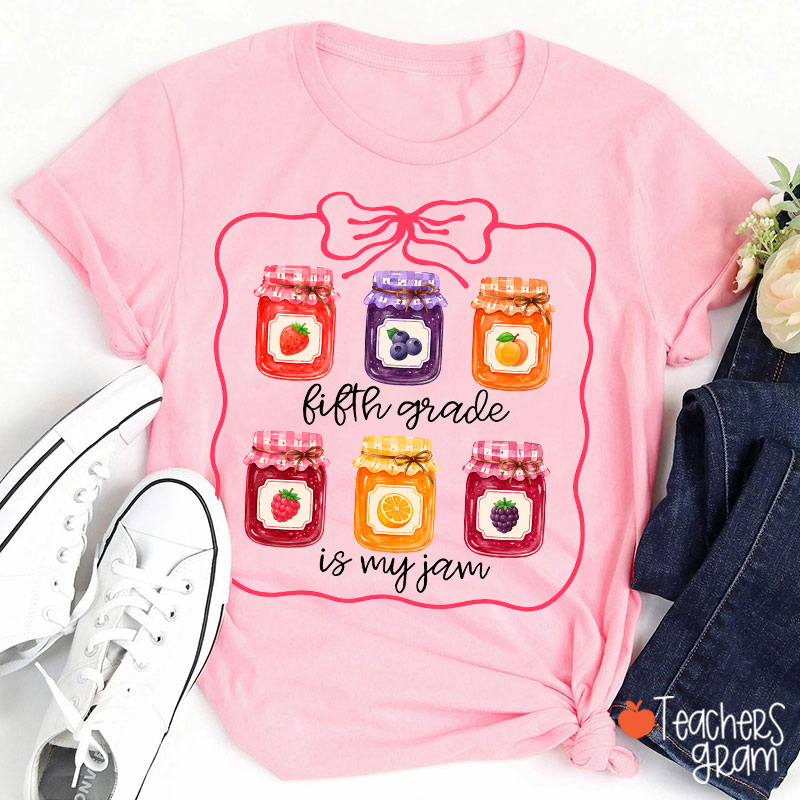 Personalized Grade My Jam Teacher T-Shirt