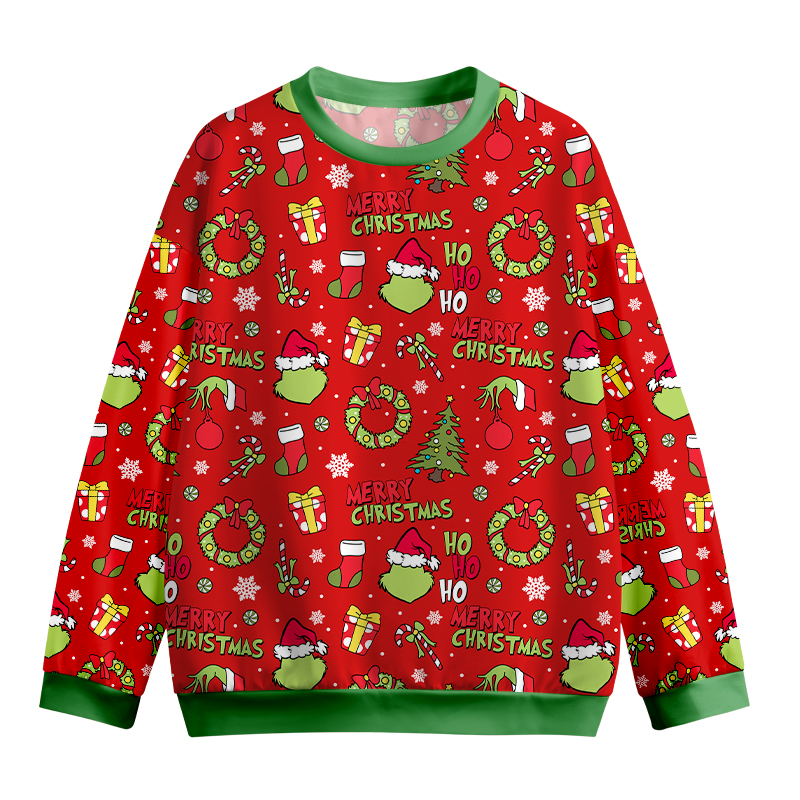 Ho Ho Ho Stole Christmas Teacher Printed Sweatshirt