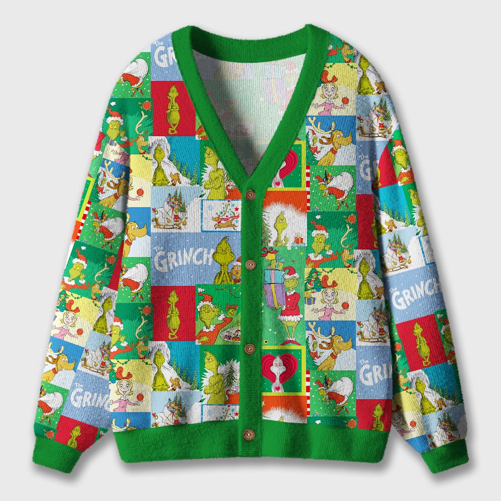 Having Christmas With Mean Guy Teacher Ugly Cardigan Sweaters