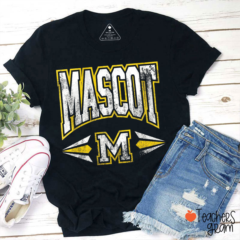 Personalized Mascot School Spirit Arch Design Teacher T-Shirt