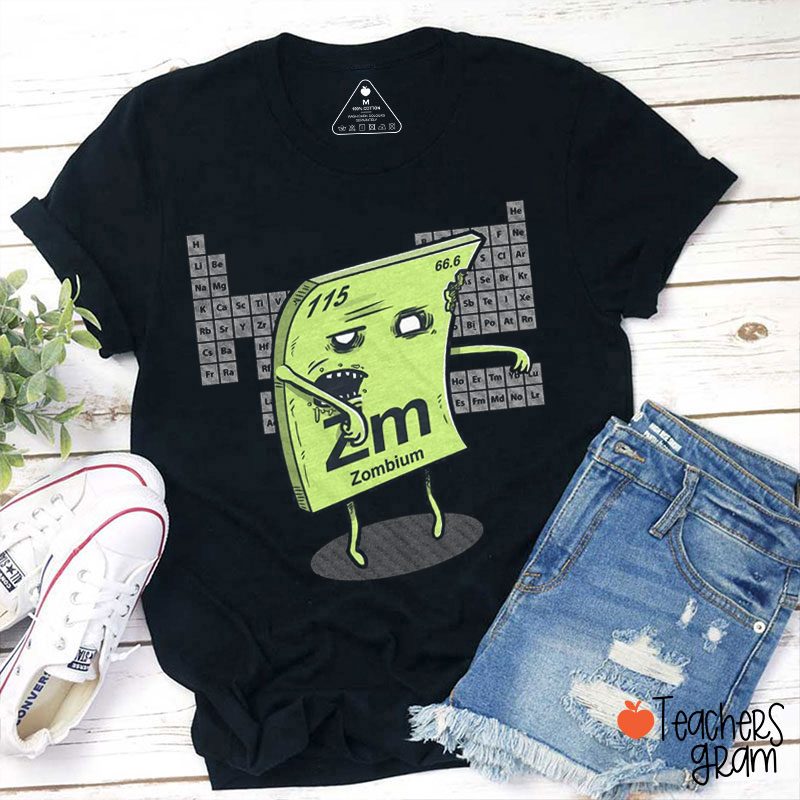 Halloween Science Zombie Teacher T-Shirt
