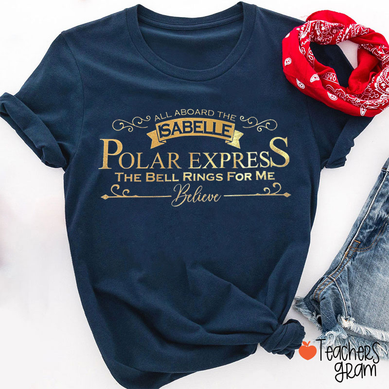 Polar Express The Bell Rings For Me Teacher T-Shirt