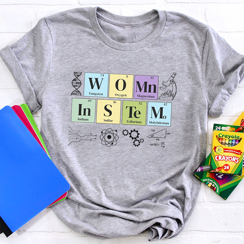 Chemistry Biology Interesting Icons Teacher T-Shirt