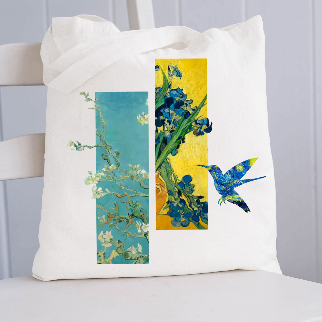 Hummingbird Art Tote Bag