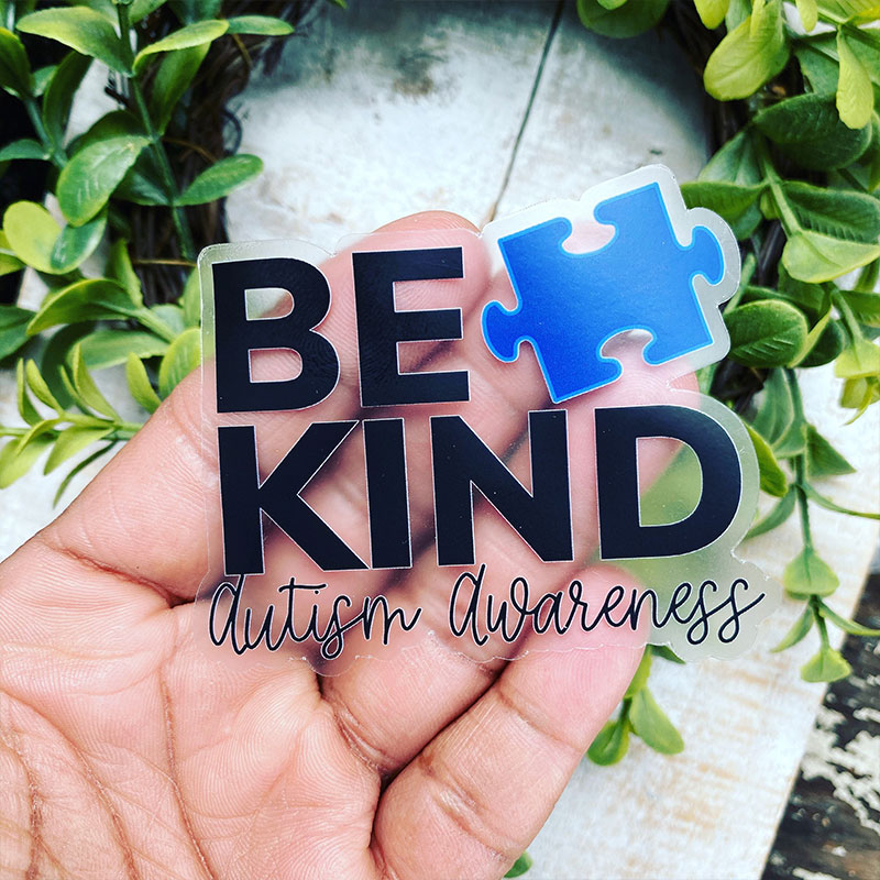 Be Kind Autism Awareness Teacher Stickers