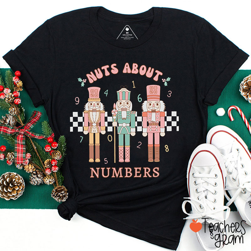 Nuts About Numbers Nutcracker Math Teacher T-Shirt