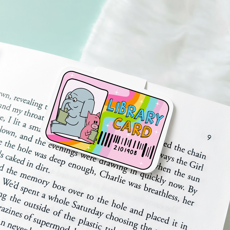 Good Friends Library Card Teacher Magnetic Bookmark