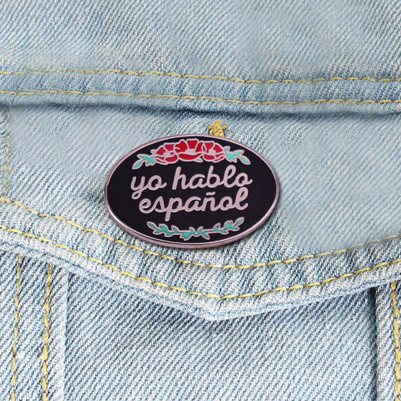 Yo Hablo Español Spanish Teacher Pin
