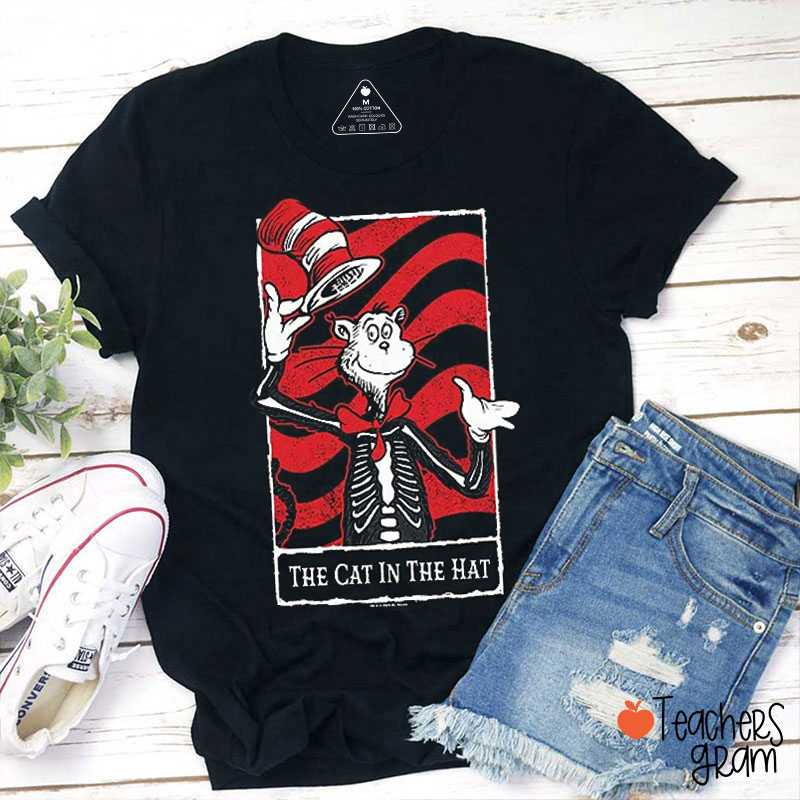 The Cat In The Hat Halloween Teacher T-Shirt