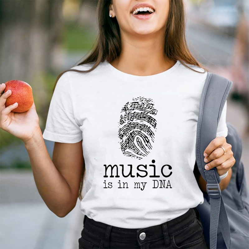 Music In My DNA Teacher T-Shirt