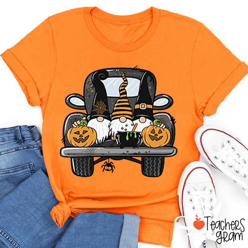 Truck Dwarf Halloween Teacher T-Shirt