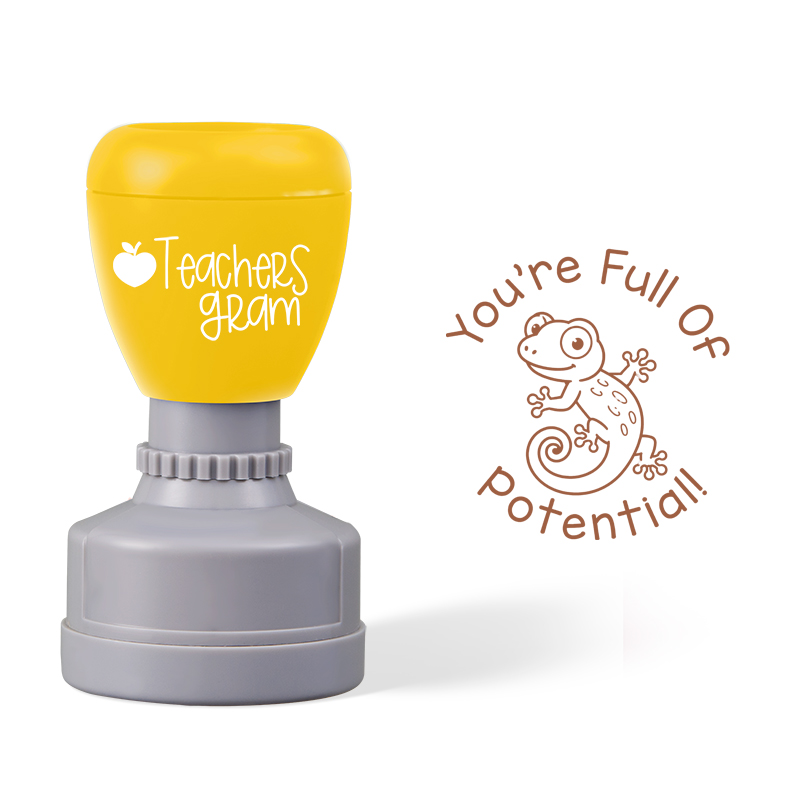 You're Full Of Potential Teacher Stamp