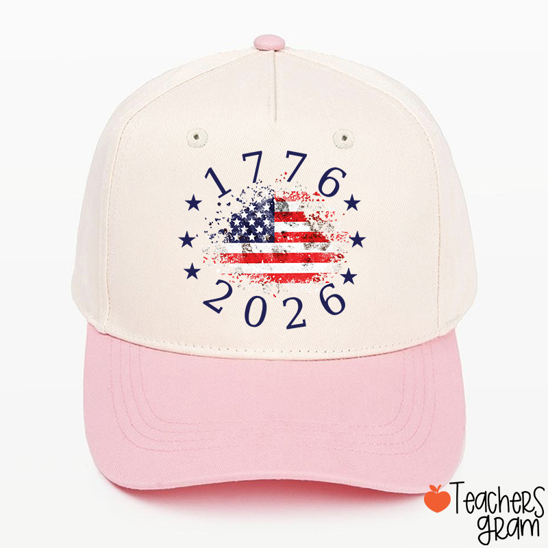 USA 250th Anniversary 1776-2026 Teacher Baseball Cap