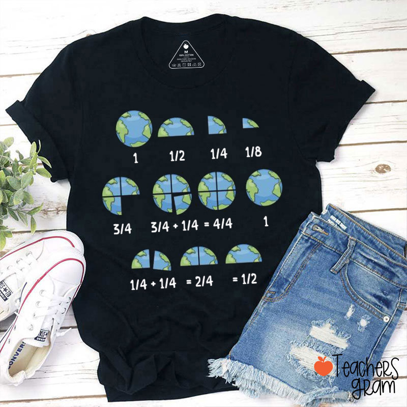 Earth Day Math Teacher T-Shirt