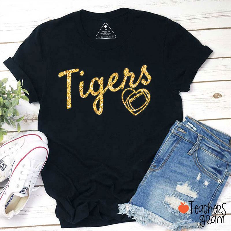 Personalized Mascot And Sport Love School Spirit Teacher T-Shirt