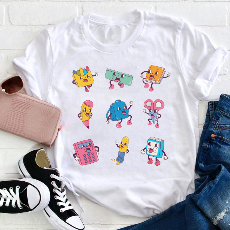 School Supplies Teacher T-Shirt