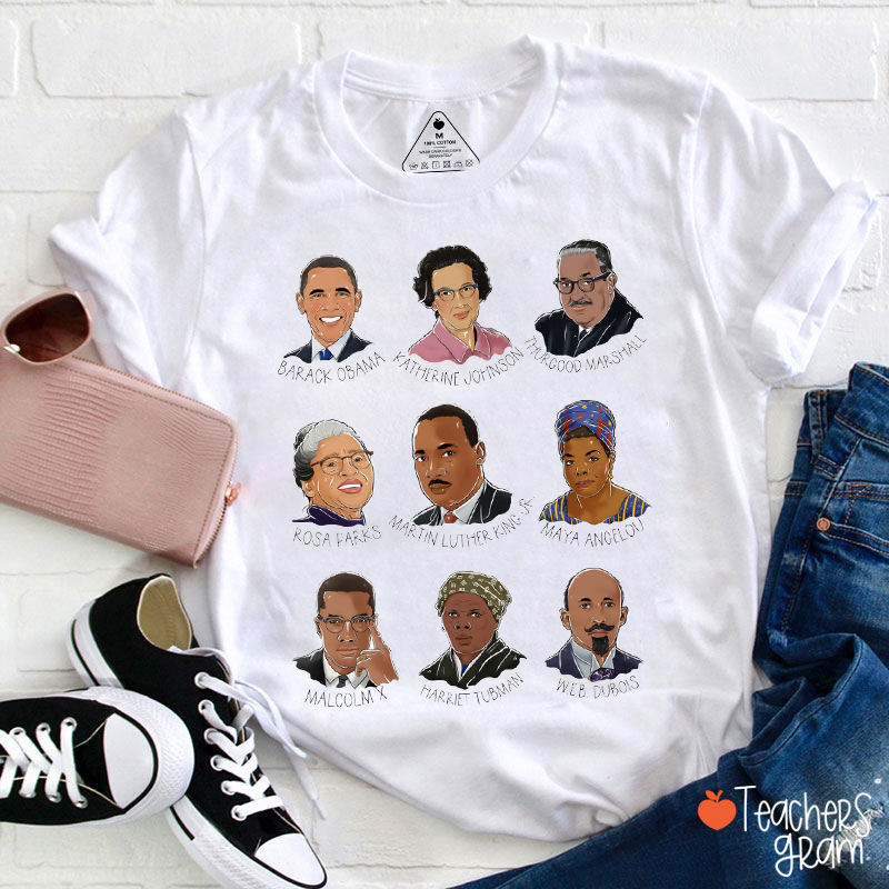Black Historical Figures Teacher T-Shirt