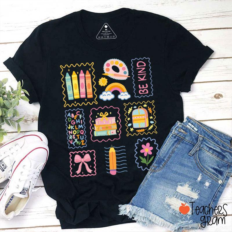 Comfort Colors Cute Be Kind Teacher T-Shirt