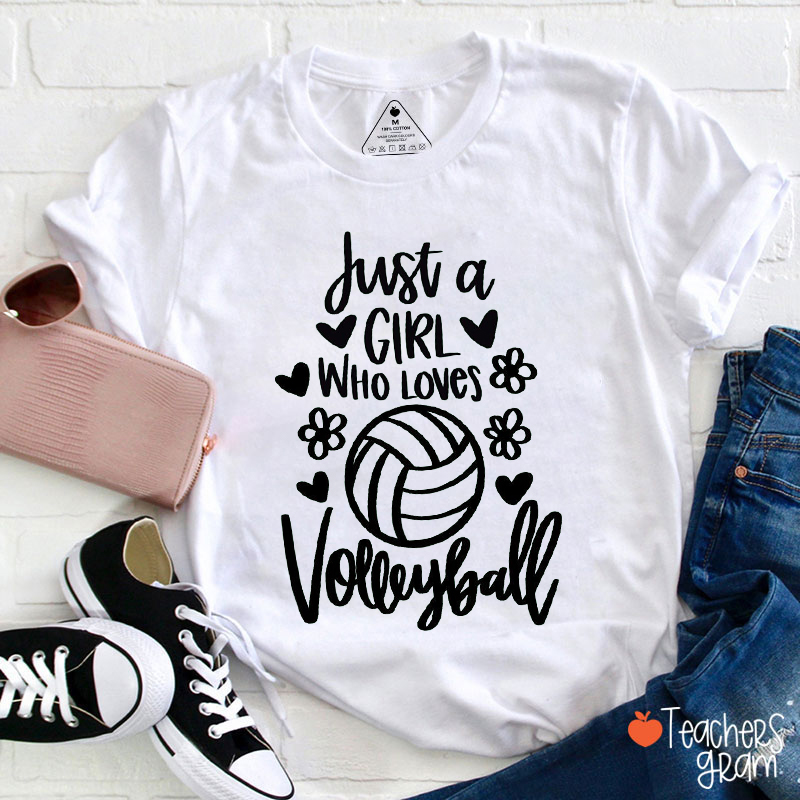 Personalized Sport Just A Girl Who Loves Sport Teacher T-Shirt