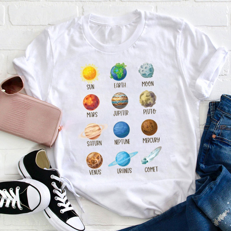 The Solar System Teacher T-Shirt