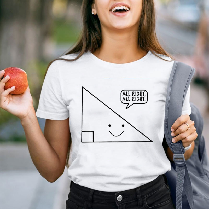 Funny Math Triangle Teacher T-Shirt