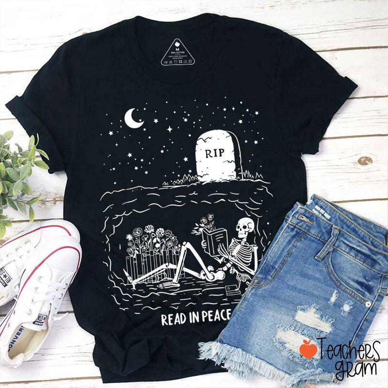 Rip Read In Peace Teacher T-Shirt