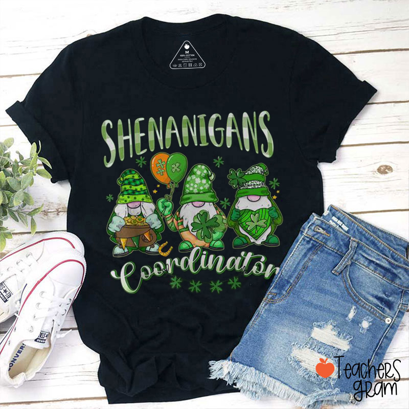Shenanigans  Coordinator Dwarf Teacher T-Shirt