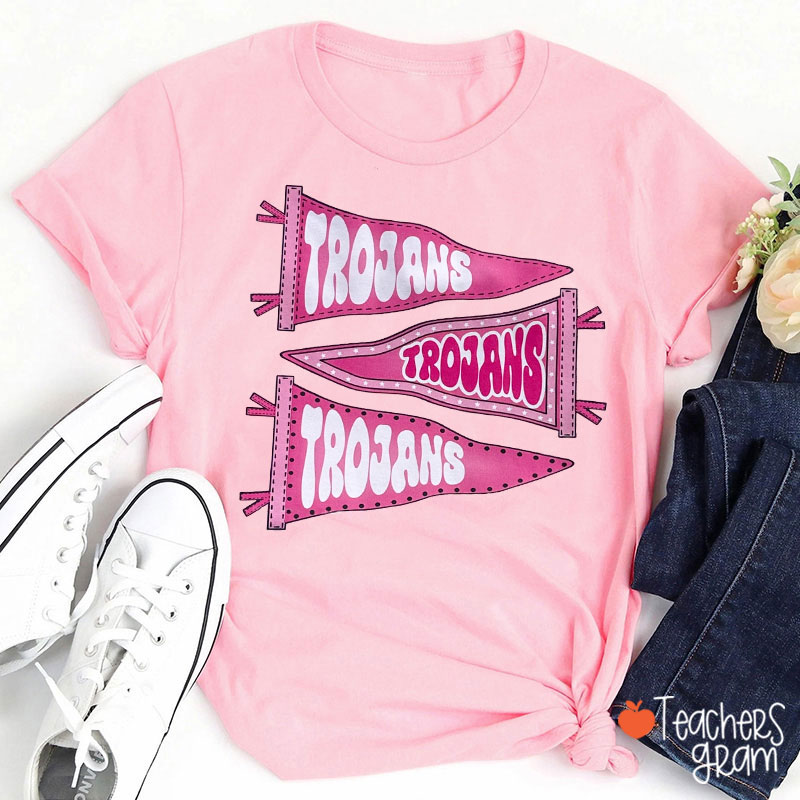 Personalized Mascot School Spirit Teacher T-Shirt