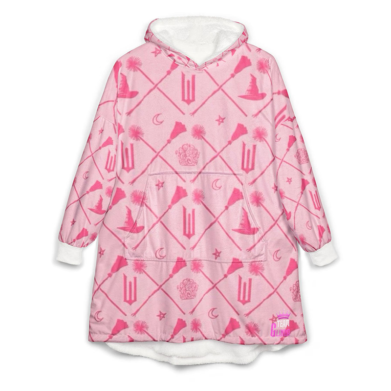 Musical Fan Pink Teacher Blanket Hoodie