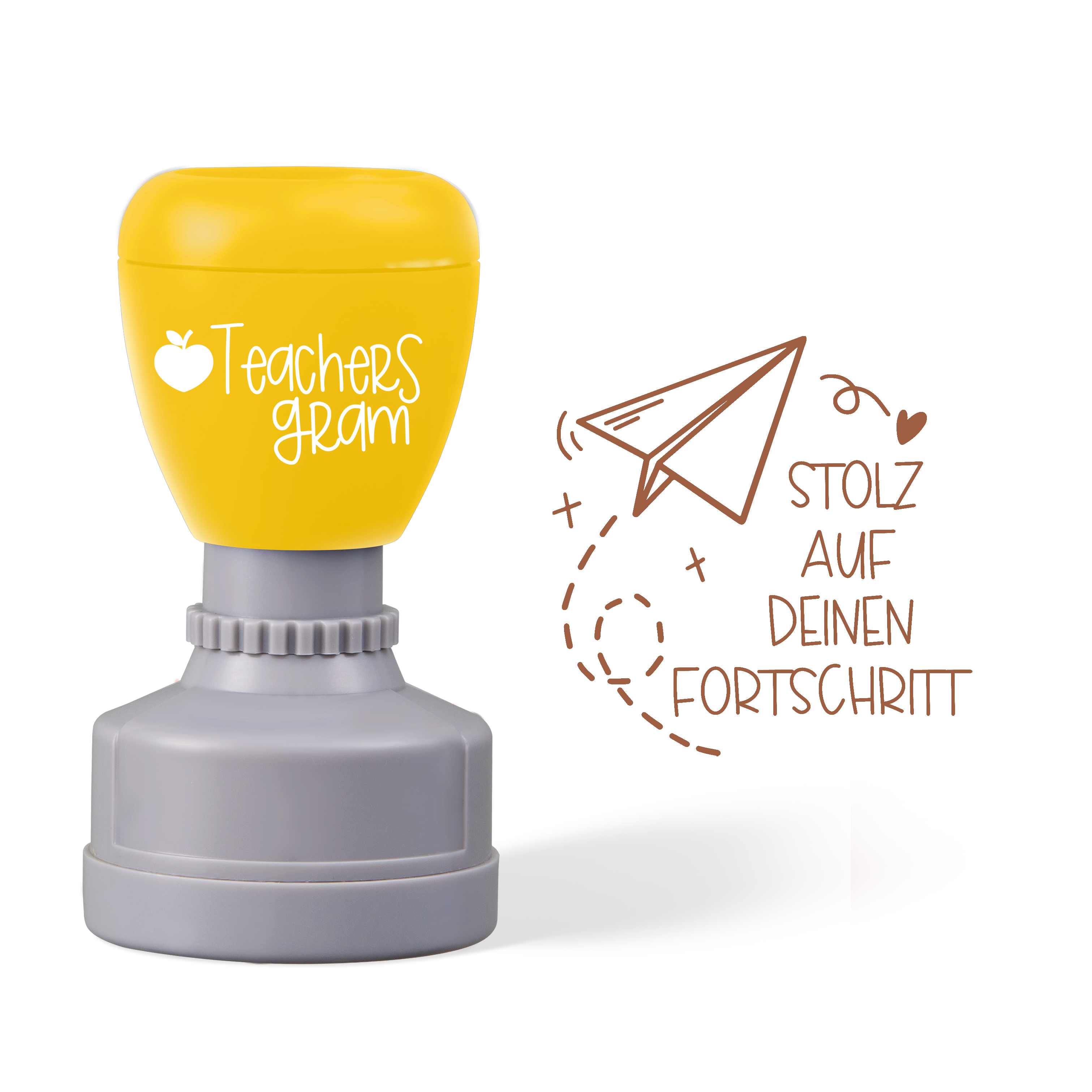 Stolz Auf Deinen Fortschritt German Teacher Stamp