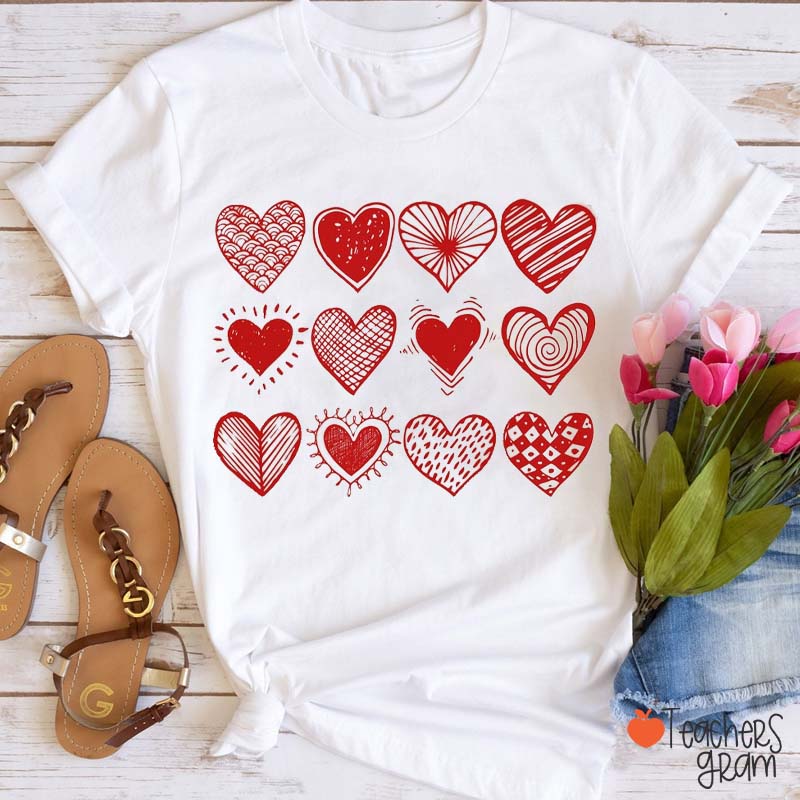 Feel The Love Teacher T-Shirt
