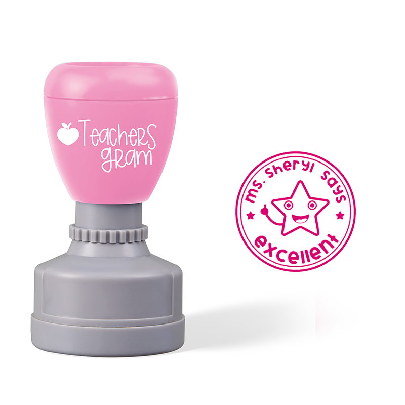 Personalized Outstanding Performance Teacher Stamp