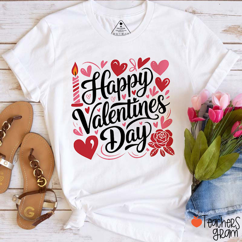 Happy Valentines Day Teacher T-Shirt