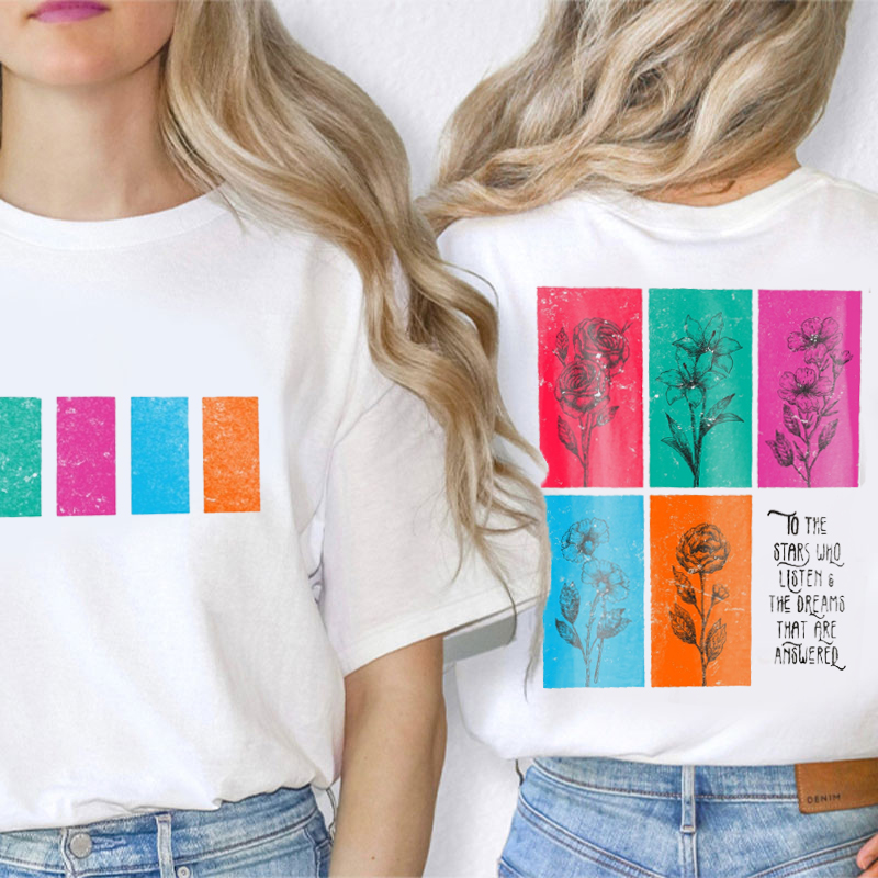 To The Dreams That Are Answered Teacher Two Sided T-Shirt